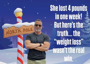 She lost 4 pounds in one week!